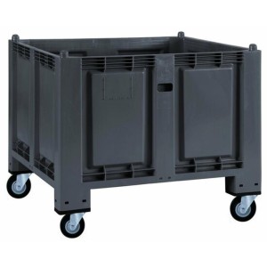 Plastikinis konteineris su ratukais, 1200x800x1000 mm, PROMAG