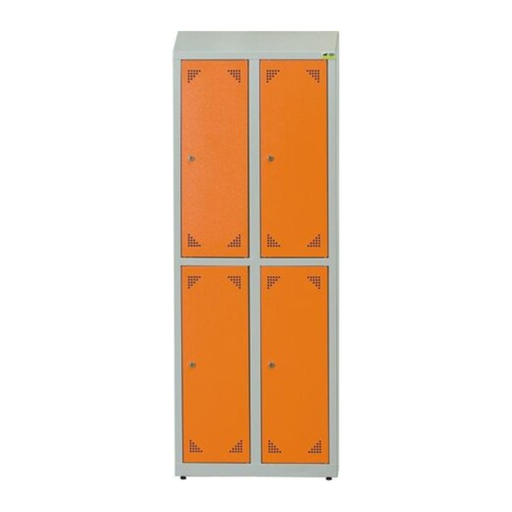 Metalinė mokyklinė spintelė su skyreliais SKS 300 04