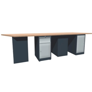 Island workbench OL 2O3/2O1 7024/7035, Optima line, PROMAG