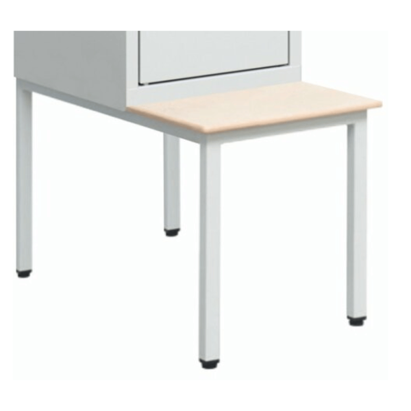 Bench for changing rooms.