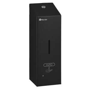 Merida Stella Automatic Slim Black Line bekontaktis muilo putų dozatorius, 800 ml, juodas