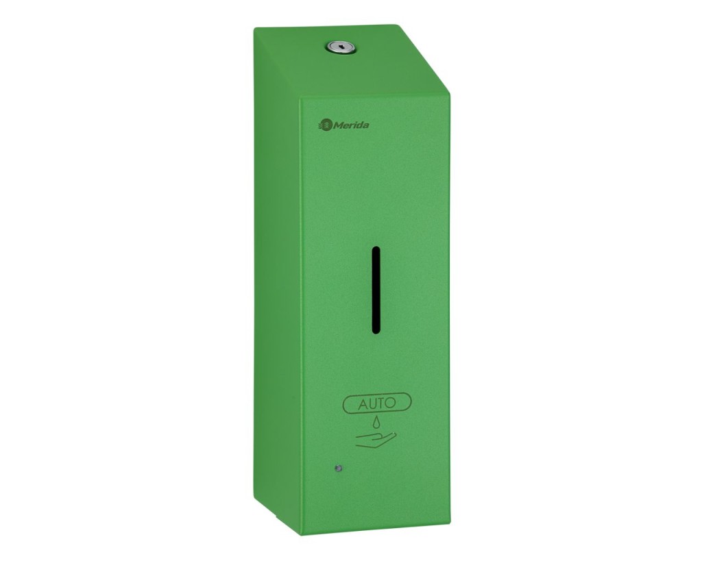 Bekontaktis muilo putų dozatorius, 800 ml, žalias, Merida Stella Automatic Slim Green Line