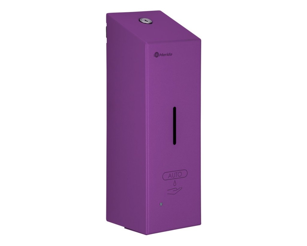 Bekontaktis muilo putų dozatorius, 800 ml, violetinės spalvos, Merida Stella Automatic Slim Violet Line