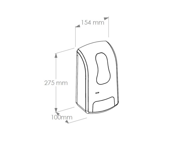 Touchless liquid soap dispenser
