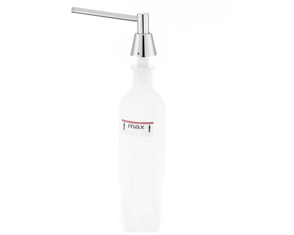 Įmontuojamas skysto muilo dozatorius, 1000 ml, poliruotas, Cone, Merida