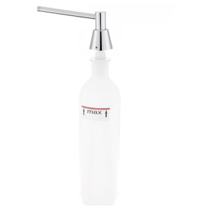 Įmontuojamas skysto muilo dozatorius, 1000 ml, poliruotas, Cone, Merida