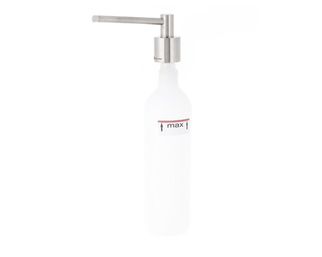 Įmontuojamas skysto muilo dozatorius, 1000 ml, šlifuotas (matinis), Merida