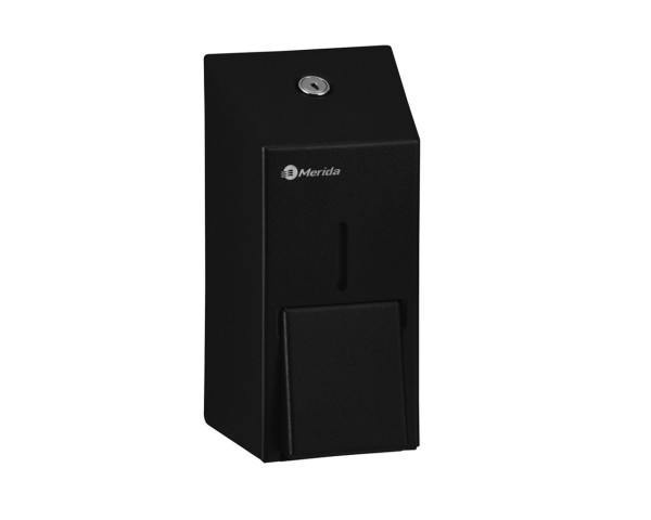 Skysto muilo dozatorius, 400 ml, juodas, Merida Stella Black Line Mini