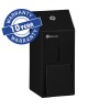 Skysto muilo dozatorius, 400 ml, juodas, Merida Stella Black Line Mini
