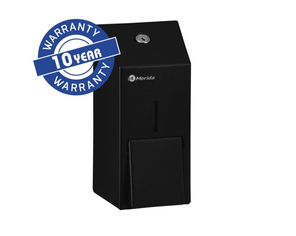 Skysto muilo dozatorius, 400 ml, juodas, Merida Stella Black Line Mini