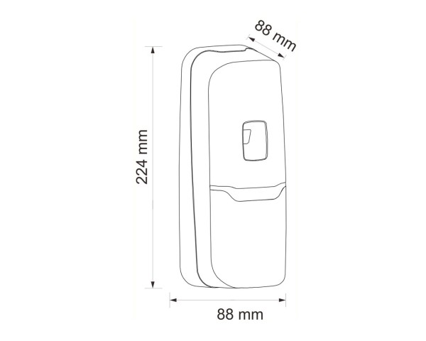 Air freshener dispenser with LED display