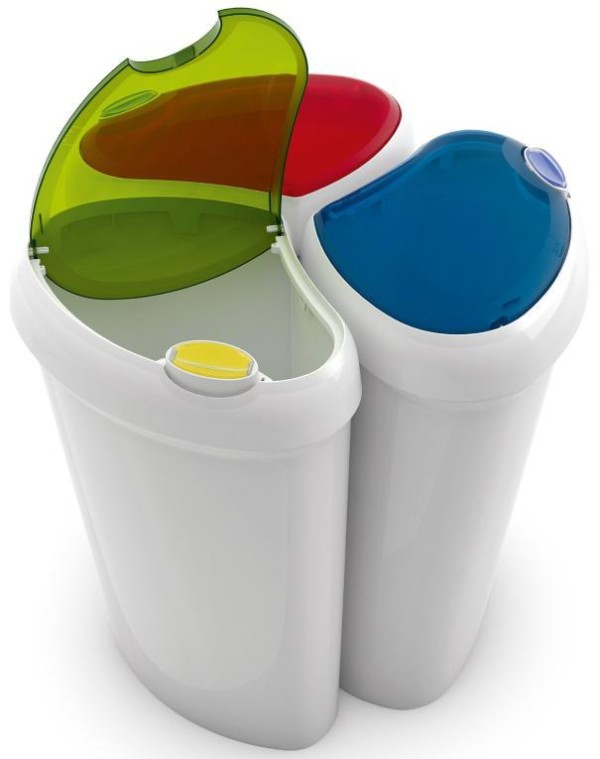 Waste sorting container Flower