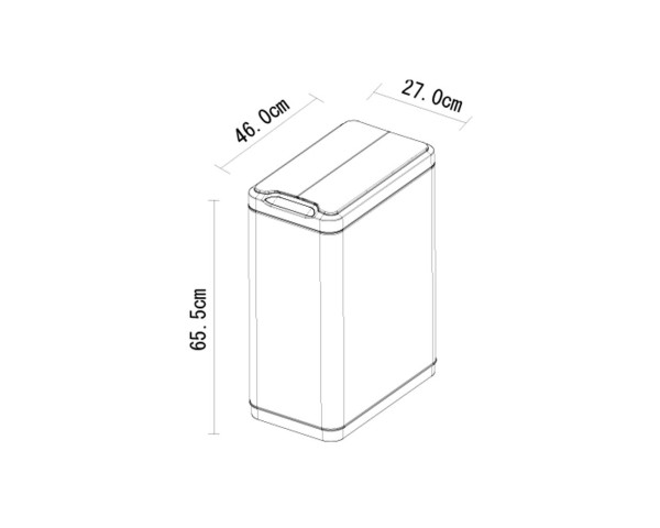 Contactless trash bin