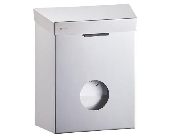 Sanitary waste bin with container for hygienic bags