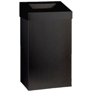 Šiukšlių dėžė, 45 l, juodas, MERIDA STELLA BLACK LINE