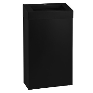 Šiukšlių dėžė, 27 l, juodas, MERIDA STELLA BLACK LINE SLIM