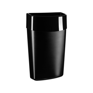 Pakabinama šiukšlių dėžė, atvira, 40 l, juoda, MERIDA COMO/ONE