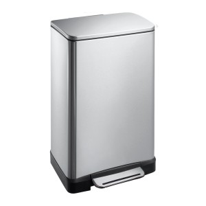 Šukšliadėžė su pedalu, 30 l, matinis plienas, CUBE SLIM, Merida