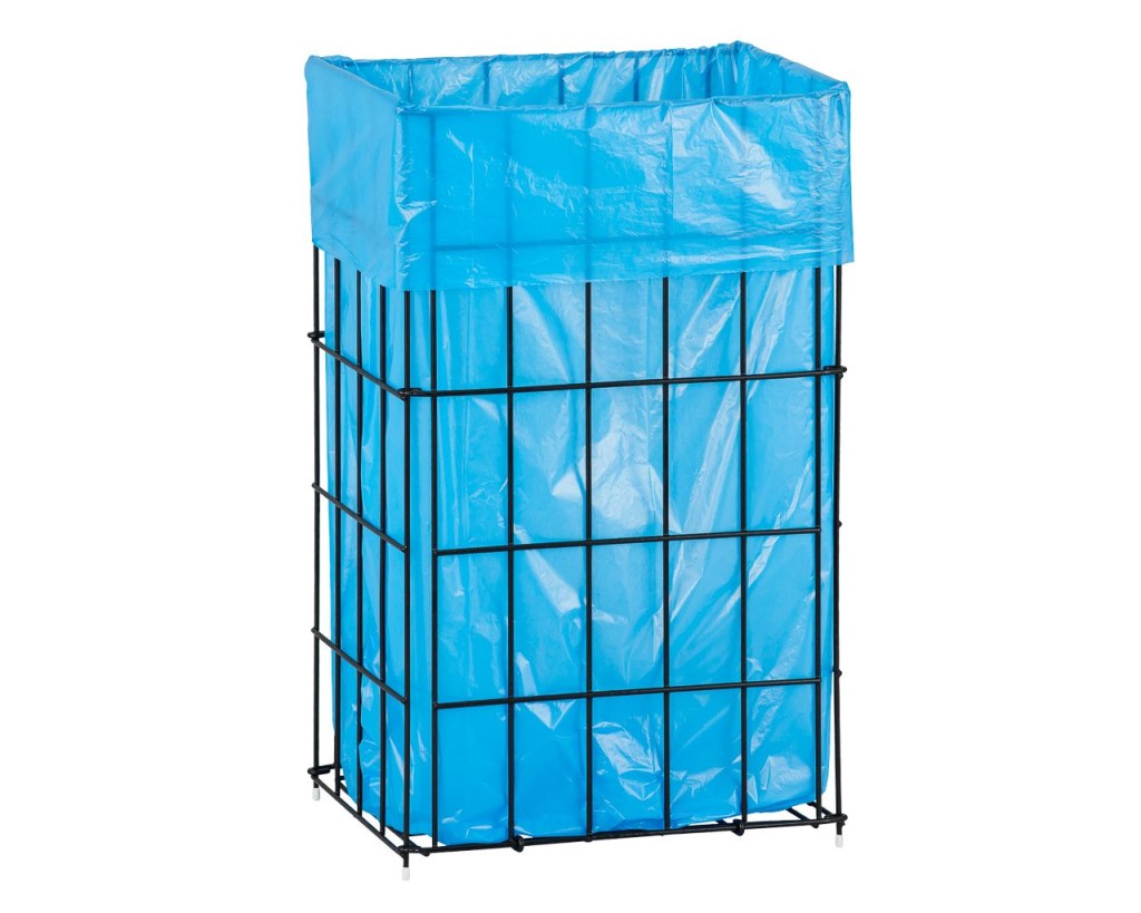 Šiukšlių krepšys, 47 l, metalas padengtas plastiku, juoda, Merida