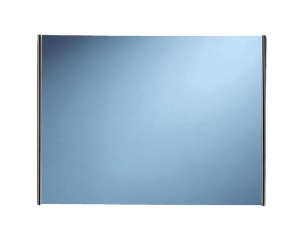 Mirror with shatterproof protective film
