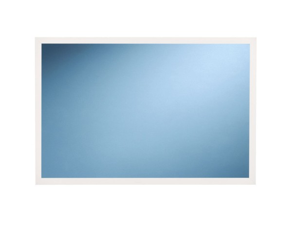 Veidrodis baltuose metaliniuose rėmuose 40 X 60 cm