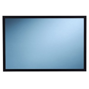 Mirror in black metal frame 40 x 60 cm, black, Merida Stella Black Line Mini