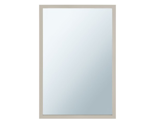 Mirror in a black metal frame 40 x 60 cm