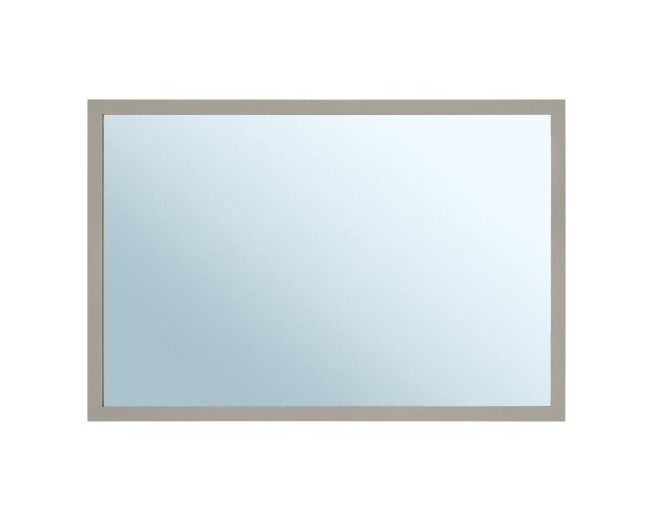 Mirror in a black metal frame 40 x 60 cm