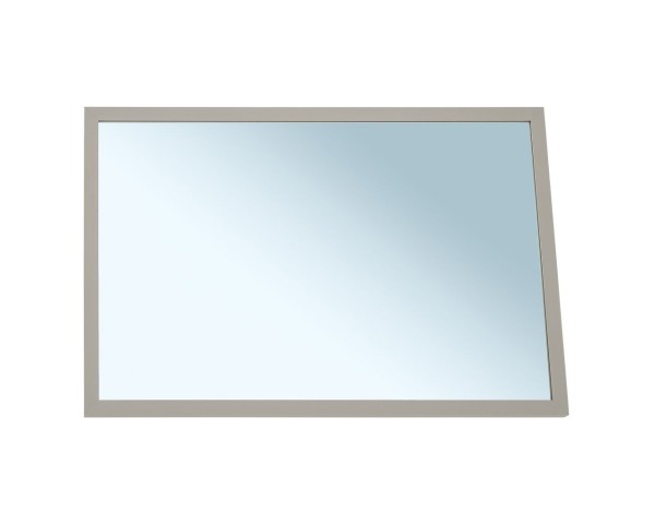 Mirror in a black metal frame 40 x 60 cm