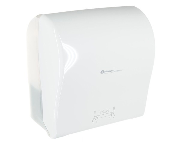 Paper towel dispenser with a glossy finish