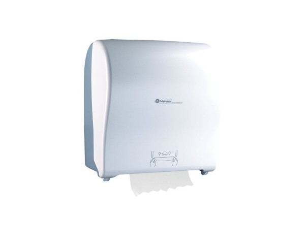 Paper towel dispenser with a glossy finish
