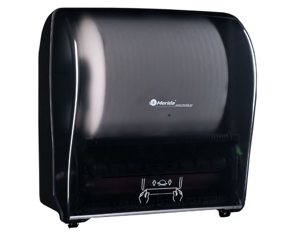 Paper towel dispenser with a glossy finish