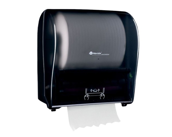 Paper towel dispenser with a glossy finish