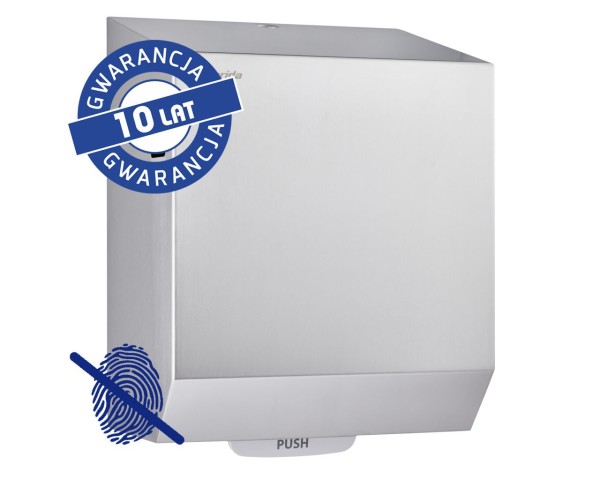 Paper towel dispenser with fingerprint protection