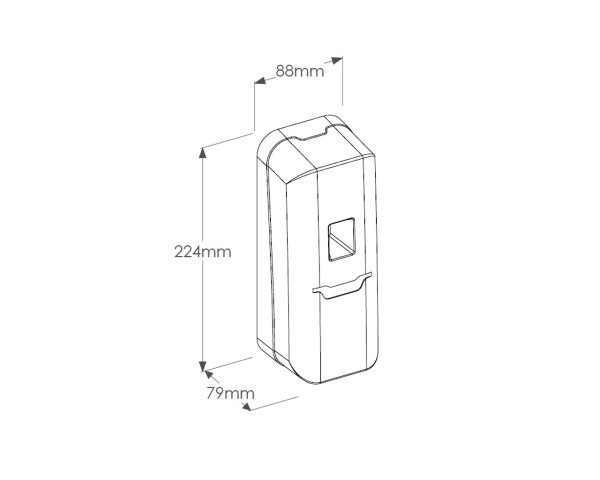 Air freshener dispenser with LCD screen