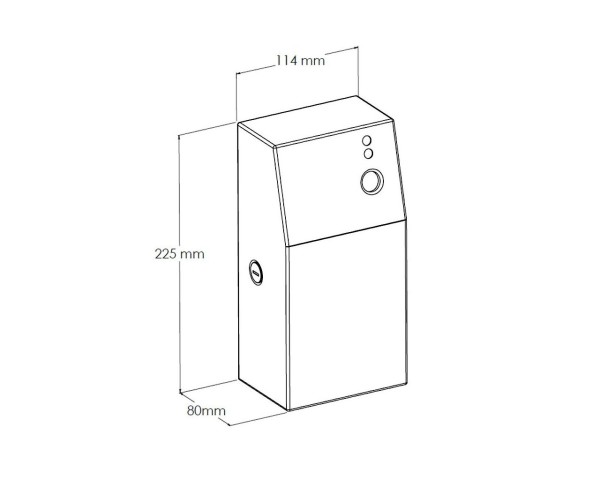 Air freshener dispenser protective casing