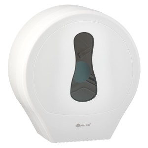 Tualetinio popieriaus dozatorius, plastikinis, baltas, Merida One