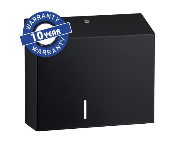 Tualetinio popieriaus dozatorius su laikikliu popieriaus ritiniui laikyti, maks. ritinėlio skersmuo 20 cm, juoda, Merida Stella Duo Black Line