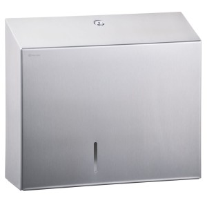 Tualetinio popieriaus dozatorius, maks. ritinėlio skersmuo 23 cm, matinis plienas, Merida Stella Maxi