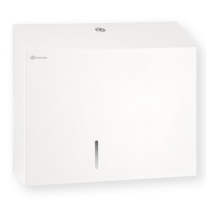 Tualetinio popieriaus dozatorius, maks. ritinėlio skersmuo 23 cm, baltas, Merida Stella White Line Maxi
