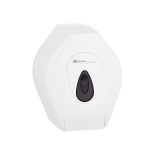 Tualetinio popieriaus dozatorius, plastikinis, pilkas langelis, Merida Top Mini