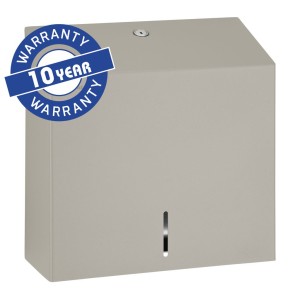 Sulankstytų popierinių rankšluosčių dozatorius, akmens pilkos spalvos, Merida Stella Stone Grey Line Maxi