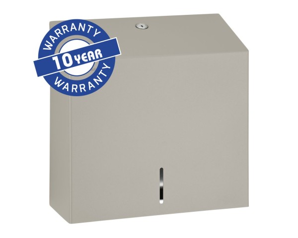 Sulankstytų popierinių rankšluosčių dozatorius, akmens pilkos spalvos, Merida Stella Stone Grey Line Maxi