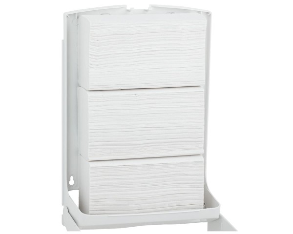 Folded paper towel dispenser