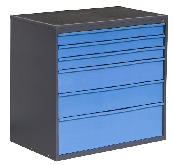 Dirbtuvių spintelė PL01G/W2 01 7024/5015, 900x630x1000 mm, Professional line, PROMAG