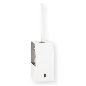 Toilet brush with wall holder, white, Merida Stella White Line