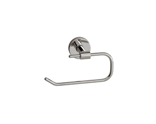 Toilet paper roll holder without flap