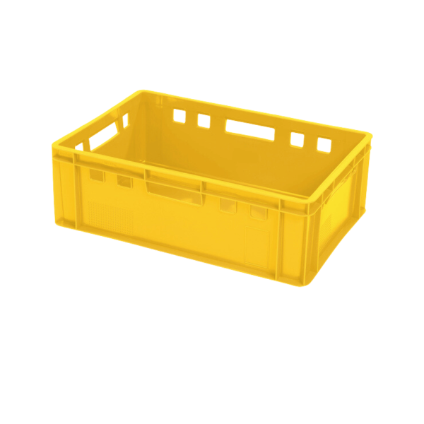 Plastikinė dėžė E2 geltona