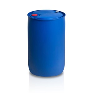 Plastmasas muca, 220 l, gredzens, ventilācijas aizbāznis, UN, 962422, TBA