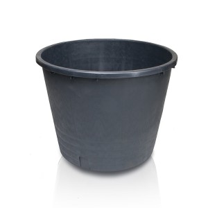 Plastic tub, black, 350 l, 963710, TBA